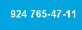 924 765-47-11 924 765-47-11